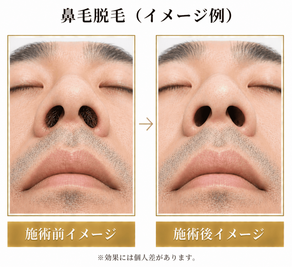 鼻毛の医療脱毛で後悔する理由とは？激痛の真相と照射範囲を徹底検証