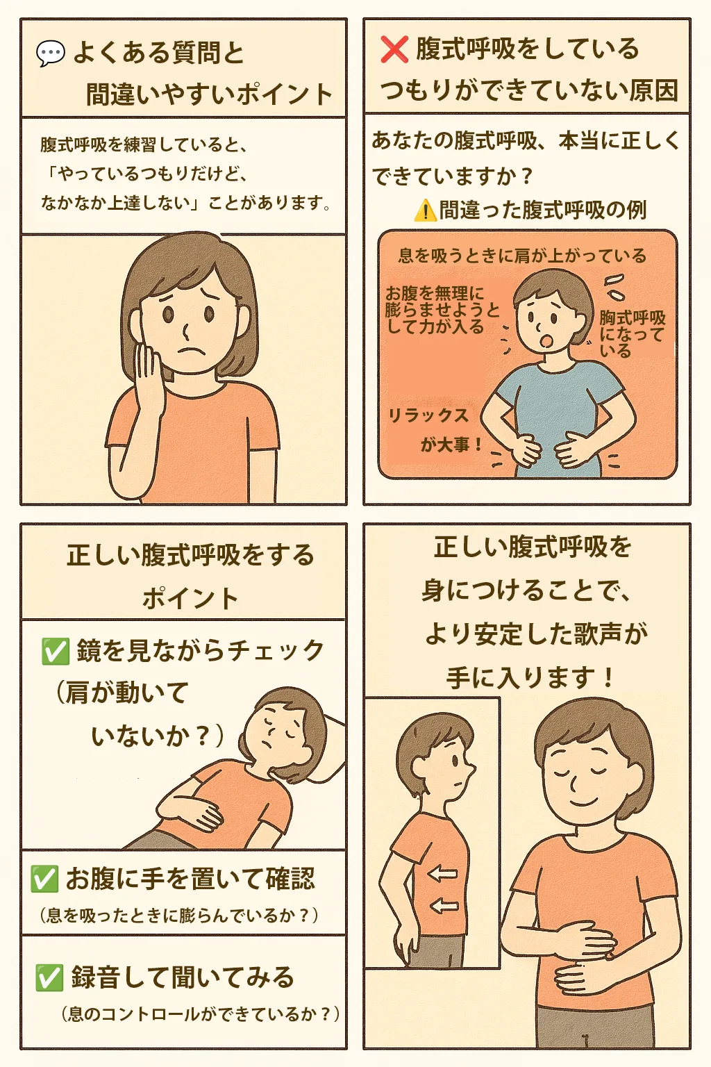 腹から声を出す方法の真相！喉を痛めず劇的に声が通る新常識【2026】