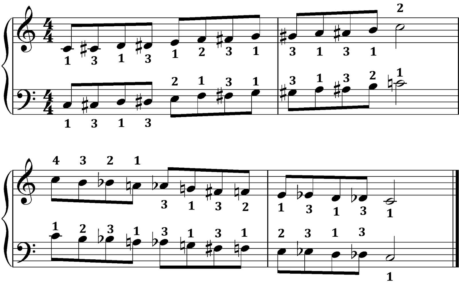 半音階の仕組みと全音階の違いとは？劇的運指テクニックと理論解説