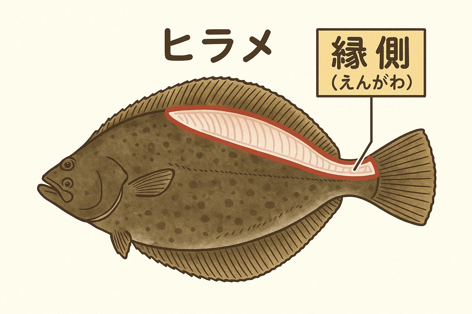 えんがわの魚の正体は？ヒラメと回転寿司カレイの違いを徹底解明