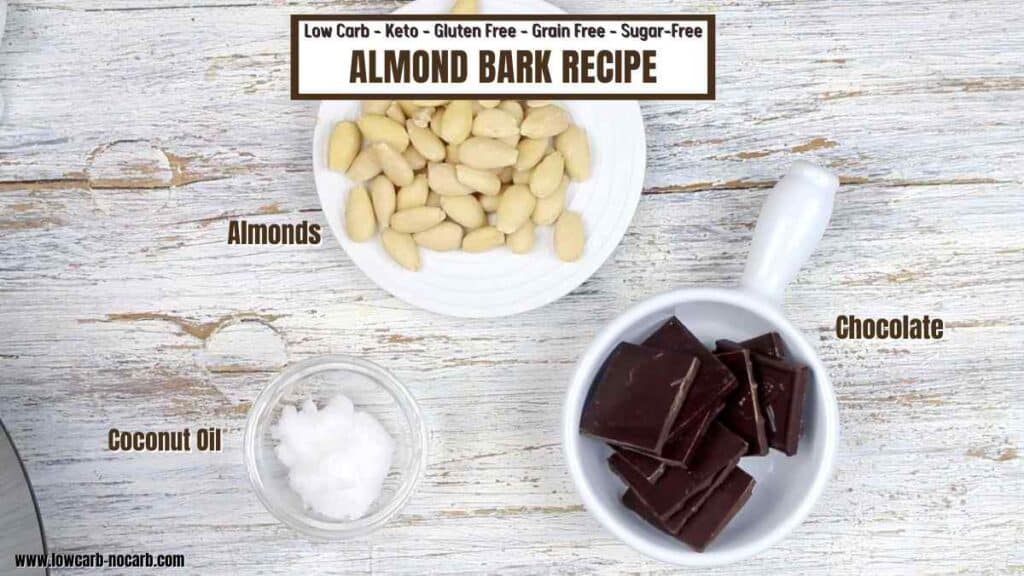 Ingredients of Almond Bark