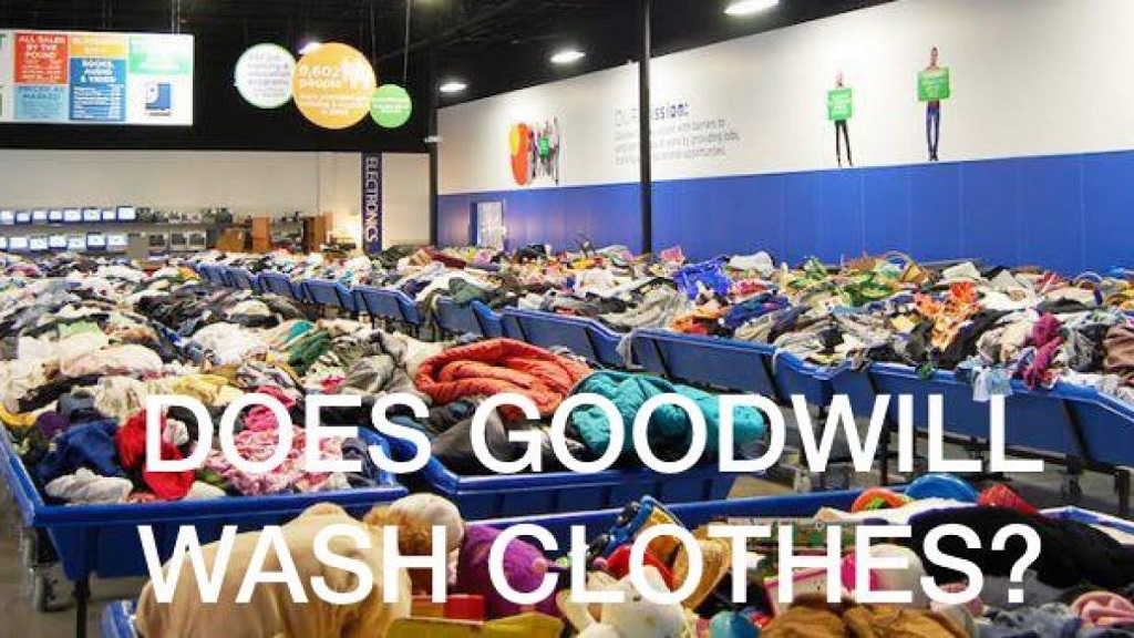 Does Goodwill Wash Their Clothes