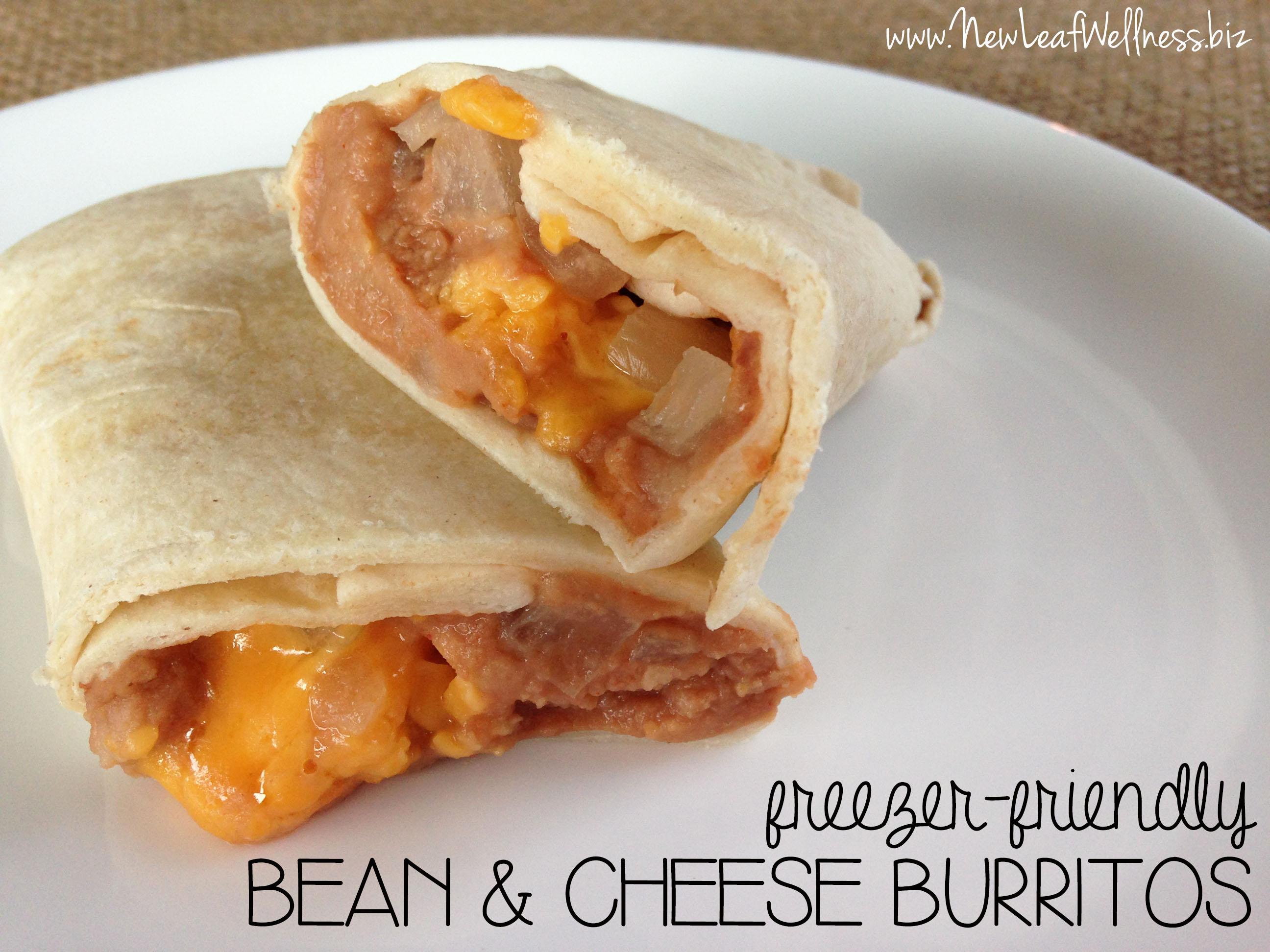 Refried Bean and Cheese Burrito