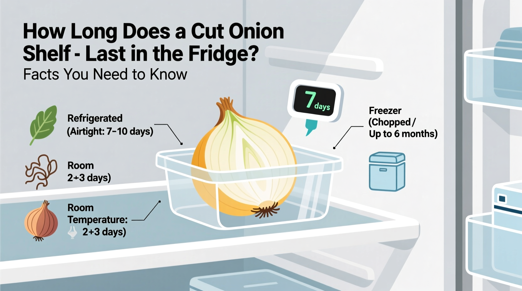 Cut Onions in Fridge