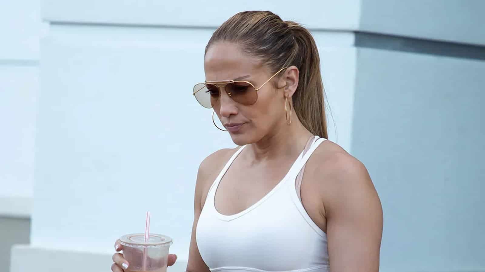 Coffee Then Cardio: Jennifer Lopez Carries a To‑Go Drink En Route to Calabasas Workout