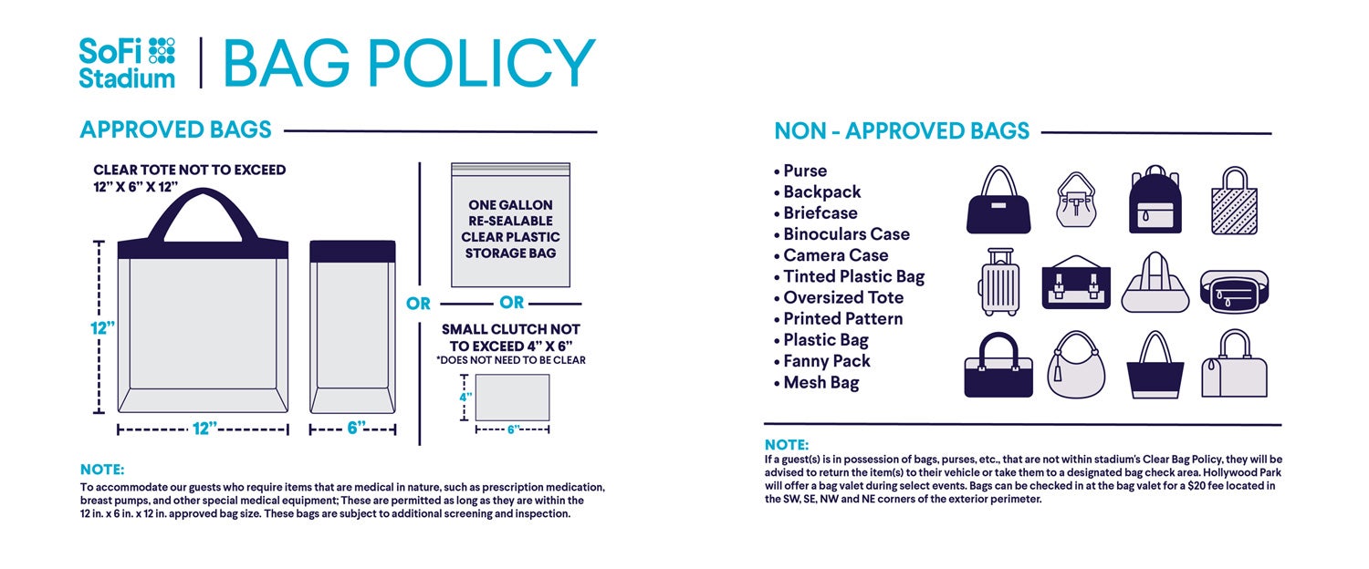 Sofi Stadium Bag Policy 2026