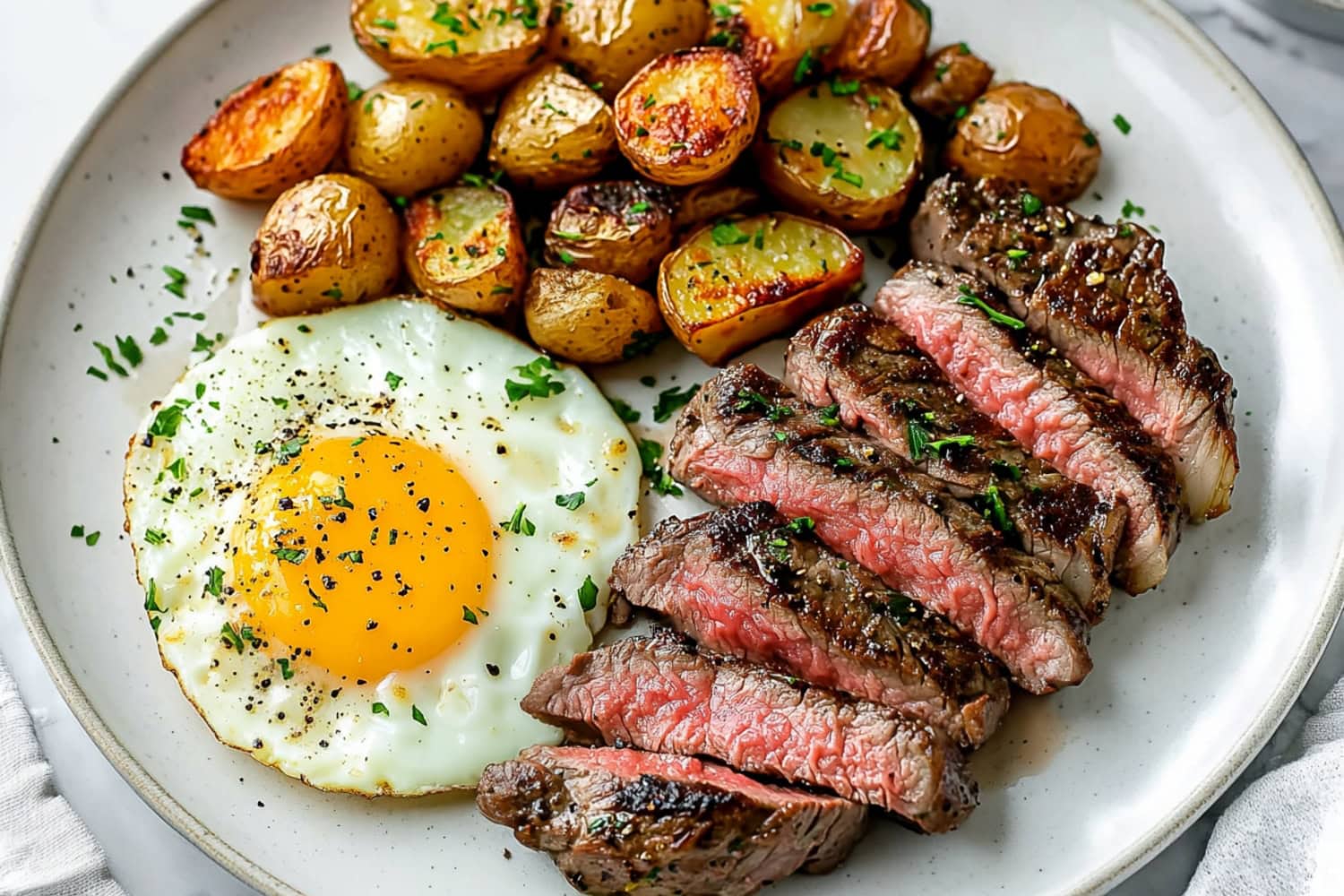 Breakfast Steak and Eggs
