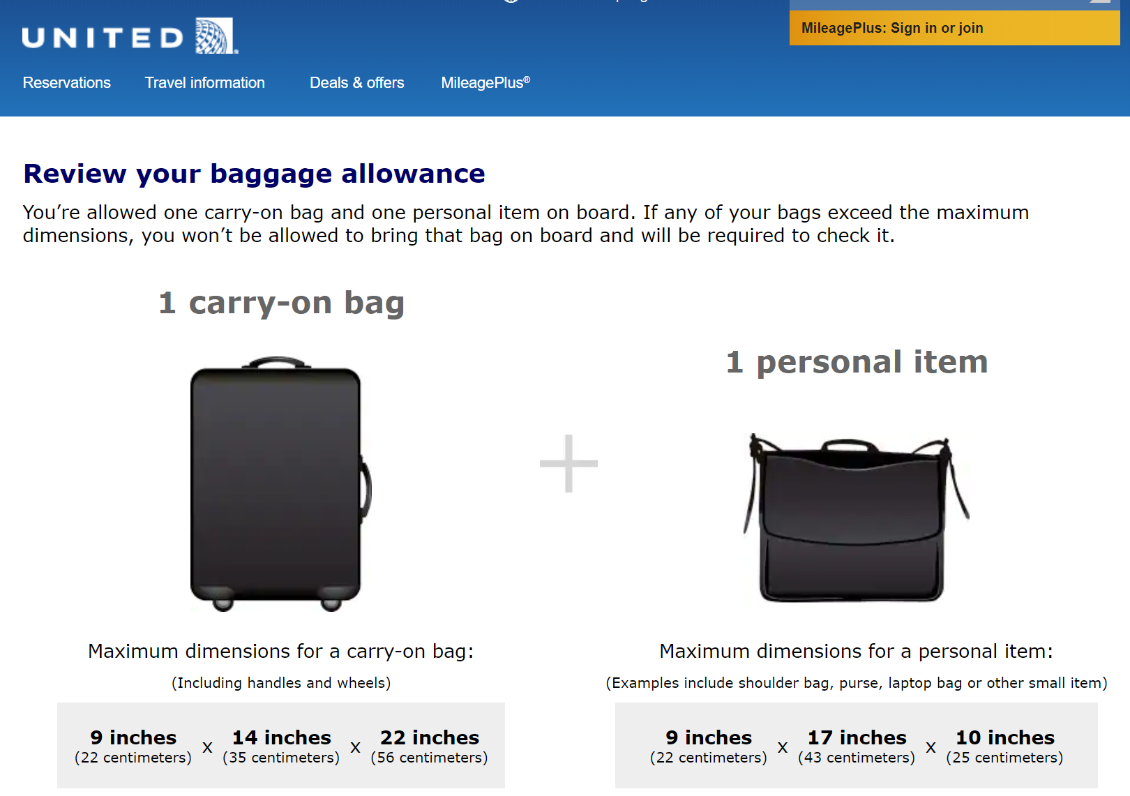 United Garment Bag Carry On
