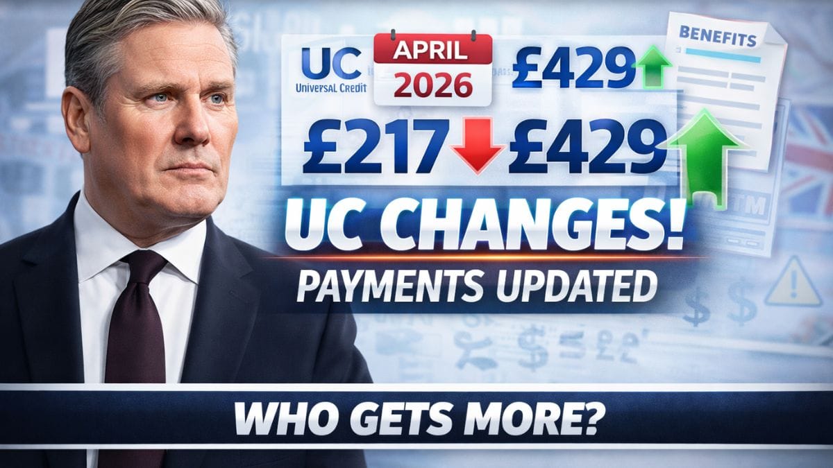 Is Universal Credit Going up in April 2026