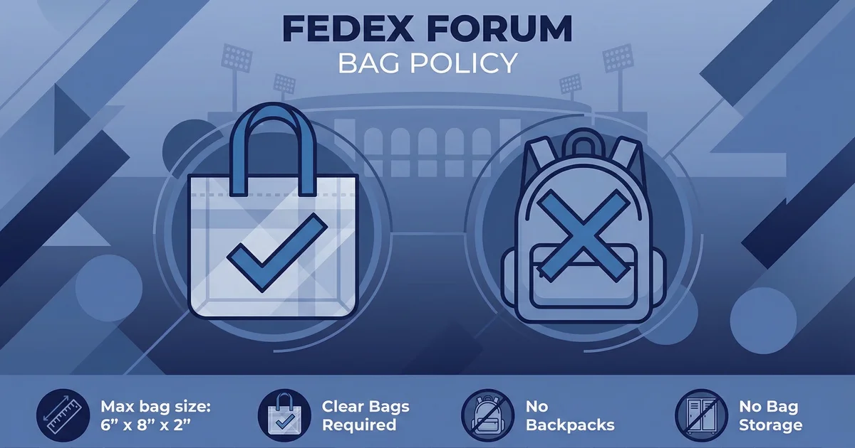 The Forum La Bag Policy