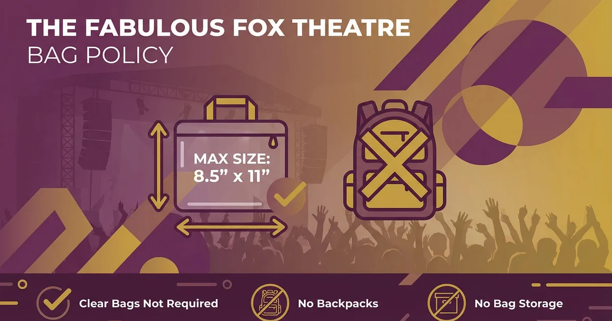 Bag Policy at Broadway Shows