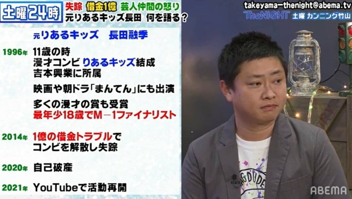元りあるキッズ長田融季の現在！借金解雇の真相と2026年の生活