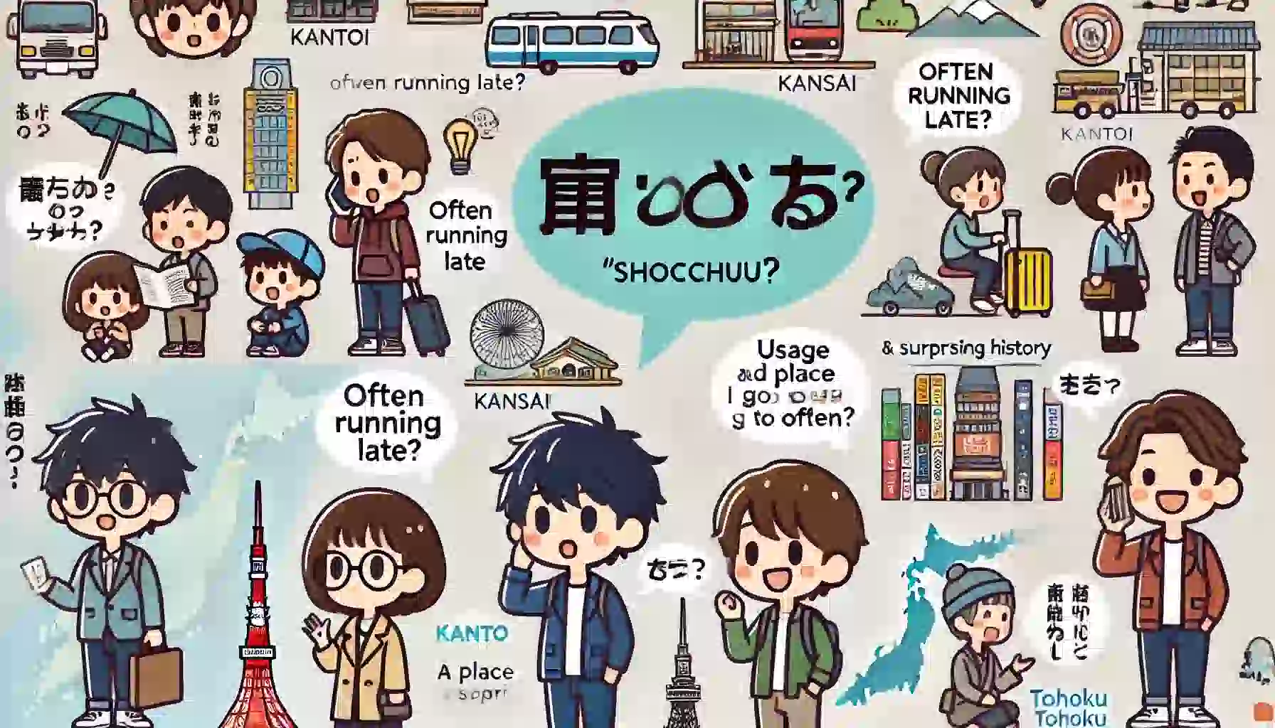 「しょっちゅう」は方言か共通語か？意外な語源と全国の使用実態