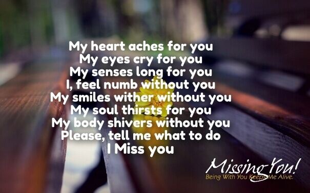 Poems About Missing Someone You Love