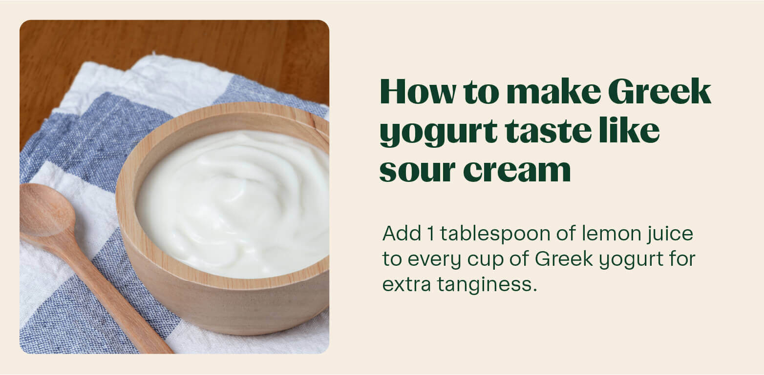 Sub Yogurt for Sour Cream