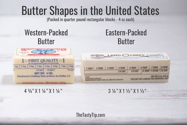 Dimensions of a Stick of Butter